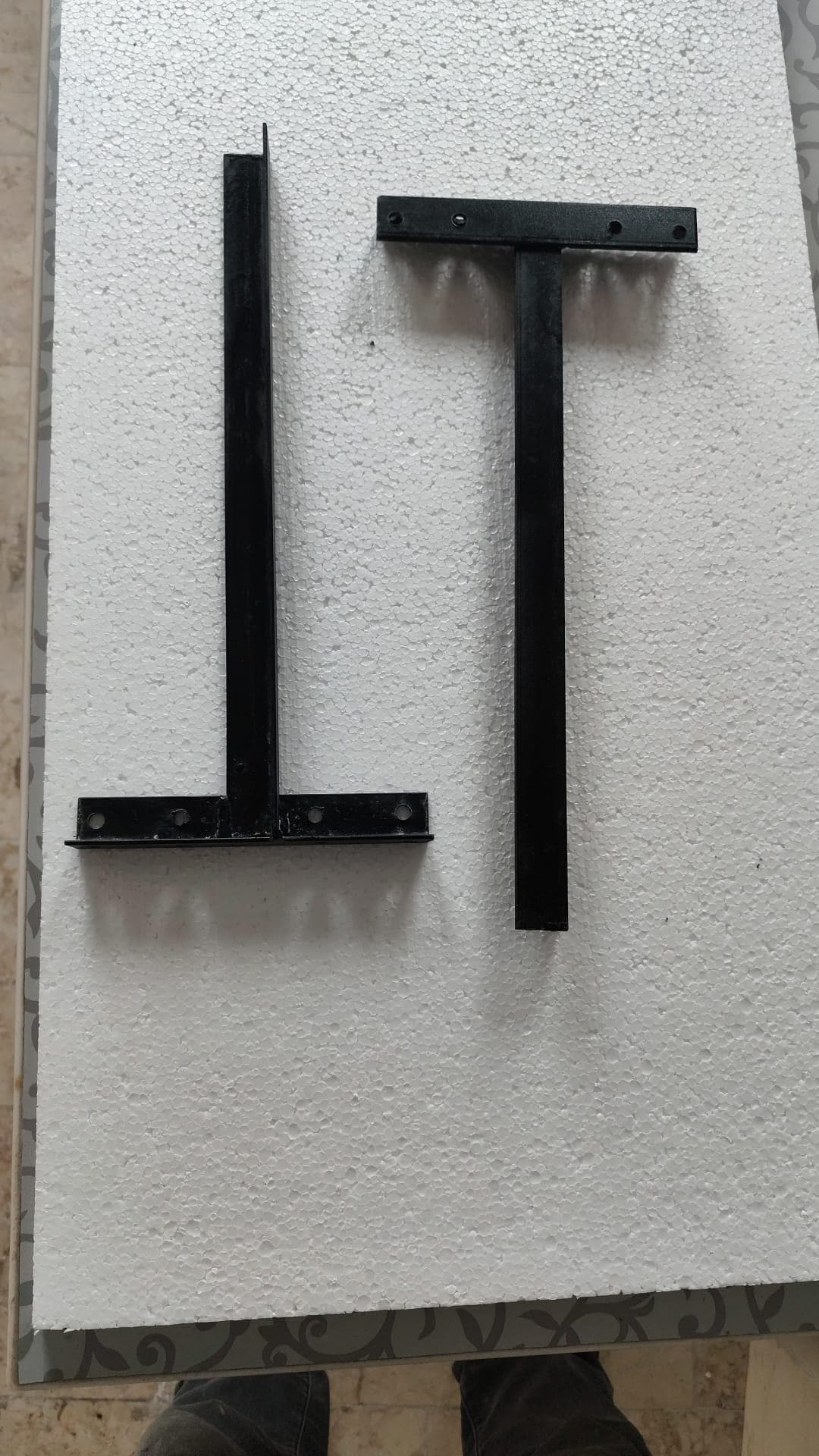 Heavy Duty Steel Sink Brackets, Wall Mounted Floating Vanity Support