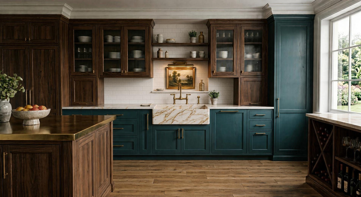 Calacatta Gold Marble Farmhouse Sink 33 Inch Apron Front Kitchen Sink Natural Stone
